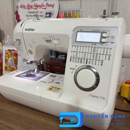 MÁY MAY GIA ĐÌNH NHẬT BẢN ĐỜI MỚI  BROTHER  CHARIOT 770