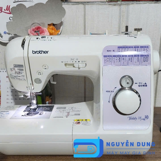 Máy may Gia đình Nhật Bản Brother teddy 35. Máy may Nhật,Máy may đa năng