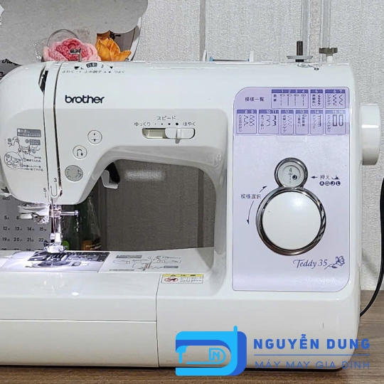 Máy may Gia đình Nhật Bản Brother teddy 35. Máy may Nhật,Máy may đa năng