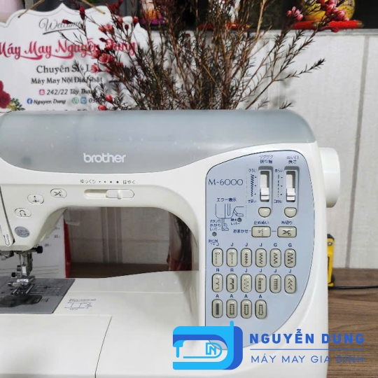 MÁY MAY GIA ĐÌNH NHẬT BẢN ĐỜI MỚI  BROTHER M6000