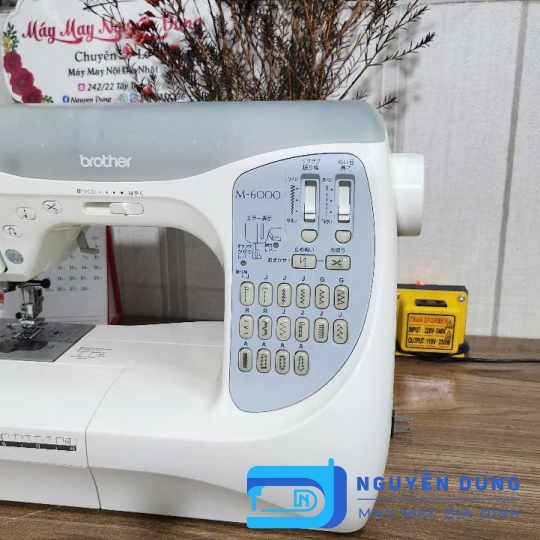 MÁY MAY GIA ĐÌNH NHẬT BẢN ĐỜI MỚI  BROTHER M6000