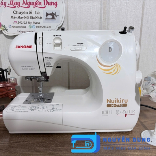 MÁY MAY NHẬT -MÁY MAY GIA ĐÌNH  JANOME N778 