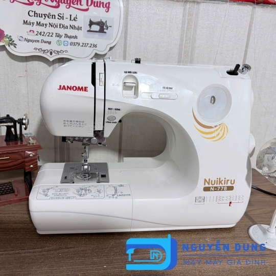 MÁY MAY NHẬT -MÁY MAY GIA ĐÌNH  JANOME N778 