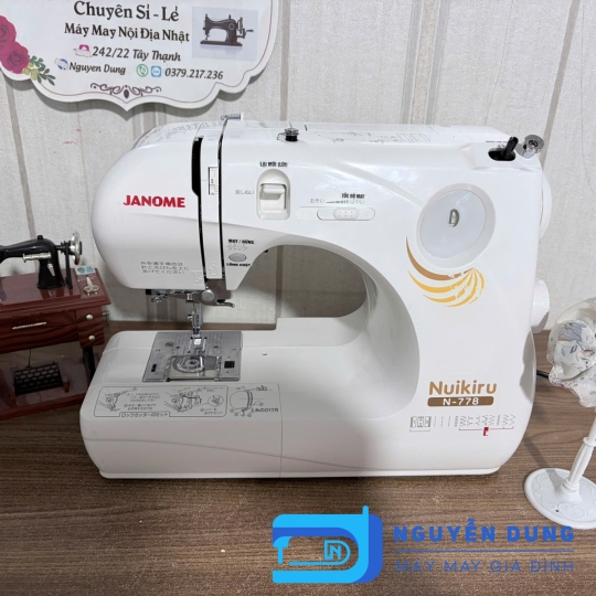 MÁY MAY NHẬT -MÁY MAY GIA ĐÌNH  JANOME N778 