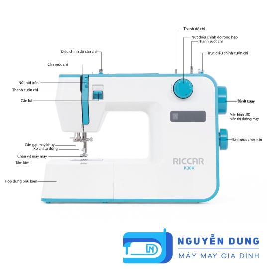 MÁY MAY NHẬT - Máy may Riccar K30K