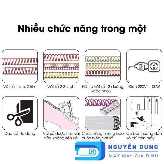 Máy Vắt Sổ NCC LB42C