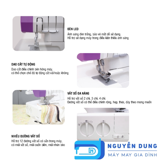 Máy Vắt Sổ NCC LB42C