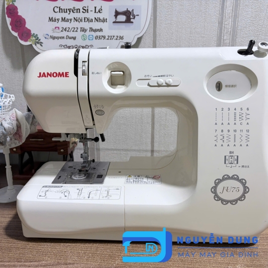 MÁY MAY NHẬT -MÁY MAY GIA ĐÌNH  JANOME JU 75