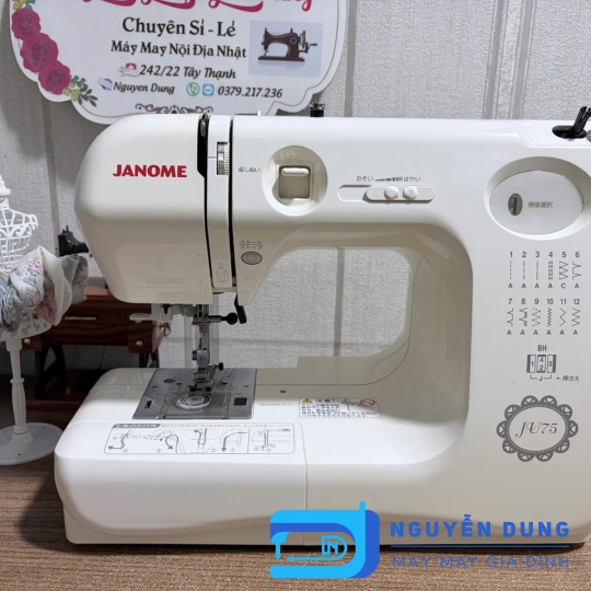 MÁY MAY NHẬT -MÁY MAY GIA ĐÌNH  JANOME JU 75