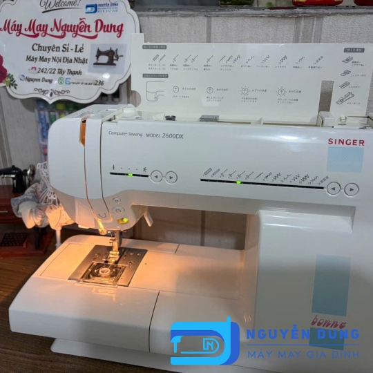 MÁY MAY NHẬT MÁY MAY GIA ĐÌNH SINGER Model 2600DX